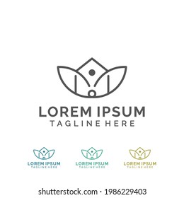Modern minimalist elegant home furnishing logo design