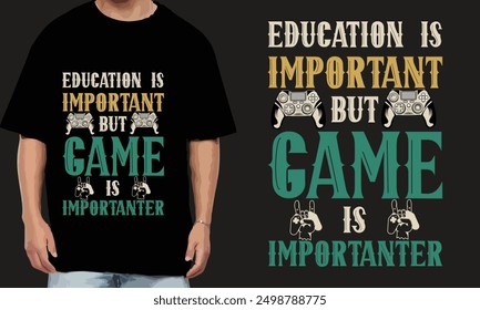 modern minimalist gaming retro vintage t shirt design collection 