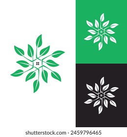 Modern Minimalist Garden House Logo for Landscaping, Lawn Care Business, Company, Dealer, etc. 