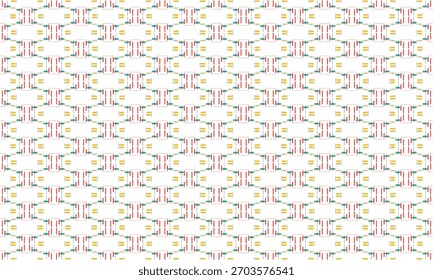 Modern Minimalist Geometric Vector Wallpaper Pattern