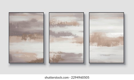Modern minimalist gold texture vector pattern, abstract art painting.
