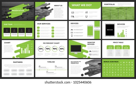 Modern Minimalist Green Presentation Template. You can use it pr