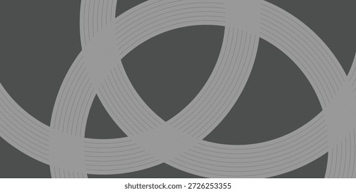 Plano de fundo cinza minimalista moderno com linhas de círculo concêntricas