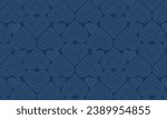 Modern and minimalist heart pattern background with red heart lines. Printable vector container background for Valentine