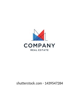 Modern minimalist home logo vector illustration