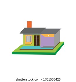 modern minimalist house vector design icon