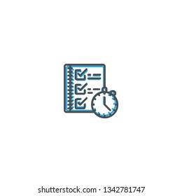 Modern and minimalist icon design. Management icon vector design illustration