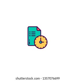 Modern and minimalist icon design. Management icon vector design illustration