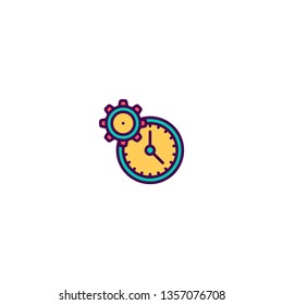 Modern and minimalist icon design. Management icon vector design illustration