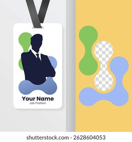 modern and minimalist identity card template design
