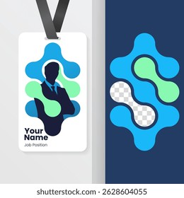 modern and minimalist identity card template design