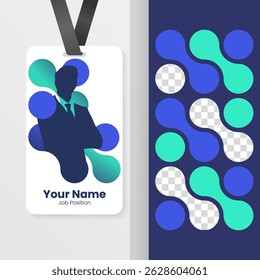 modern and minimalist identity card template design