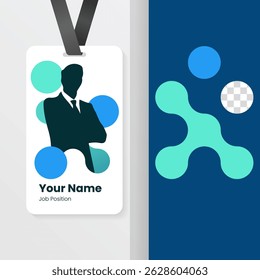 modern and minimalist identity card template design