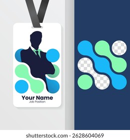 modern and minimalist identity card template design