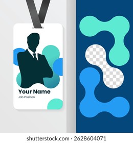 modern and minimalist identity card template design