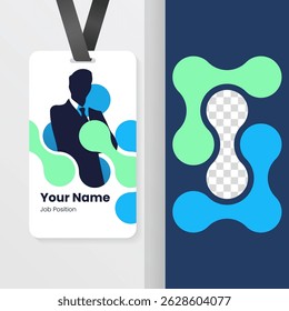 modern and minimalist identity card template design