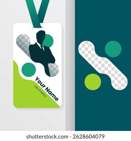 modern and minimalist identity card template design