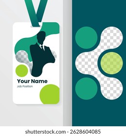 modern and minimalist identity card template design