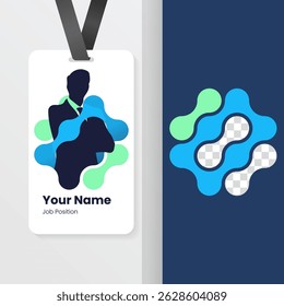 modern and minimalist identity card template design