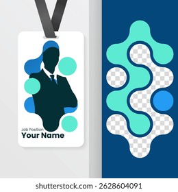 modern and minimalist identity card template design