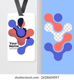 modern and minimalist identity card template design
