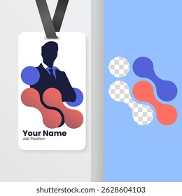 modern and minimalist identity card template design