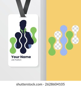 modern and minimalist identity card template design