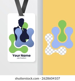 modern and minimalist identity card template design