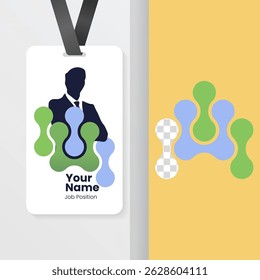 modern and minimalist identity card template design