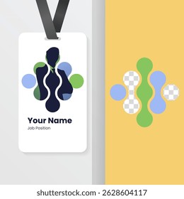 modern and minimalist identity card template design