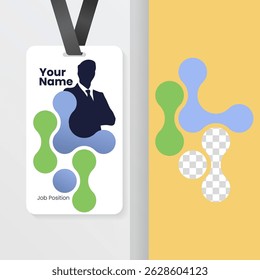 modern and minimalist identity card template design