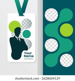 modern and minimalist identity card template design