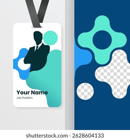 modern and minimalist identity card template design