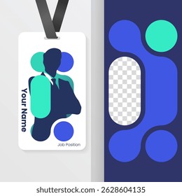 modern and minimalist identity card template design