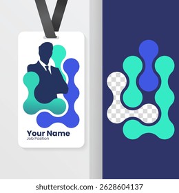 modern and minimalist identity card template design