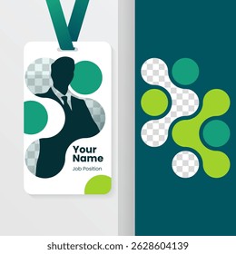 modern and minimalist identity card template design