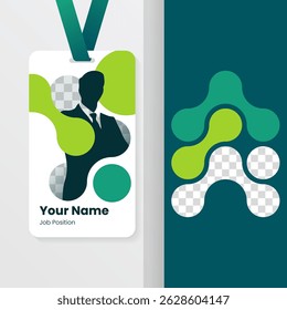 modern and minimalist identity card template design