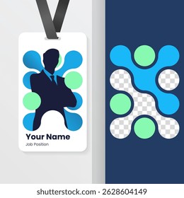 modern and minimalist identity card template design