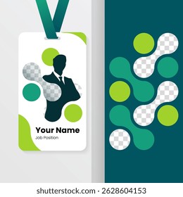 modern and minimalist identity card template design