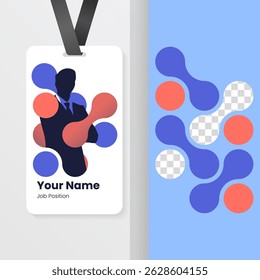 modern and minimalist identity card template design