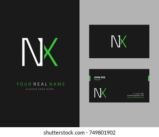 Modern minimalist initial N & X logo template vector