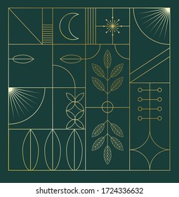 Modern And Minimalist Islamic Pattern / Motif. Seamless Wallpaper Design - Vector Illustration