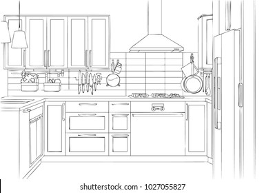 Modern and Minimalist Kitchen