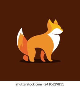 Modern Minimalist Kitsune Logo Design