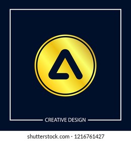 Modern and minimalist Letter A Logo Template Design