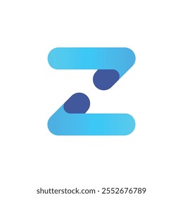 Logotipo minimalista moderno de la letra Z