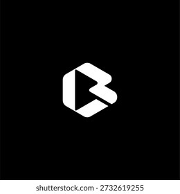 Modernes minimalistisches Logo-Design, das die Buchstaben L und B in einem sechseckigen geometrischen Stil kombiniert. Ideal für Technologie, Konstruktion, Logistik und professionelle Markendarstellung für Unternehmen