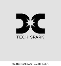 A modern, minimalist logo design incorporating abstract letterforms. The design utilizes a CMYK color palette and clean typography.