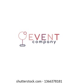 Modern And Minimalist Logo Design Template For Event Planner