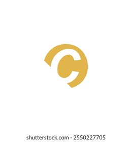 A modern, minimalist logo featuring the letter "C" within a circular shape.